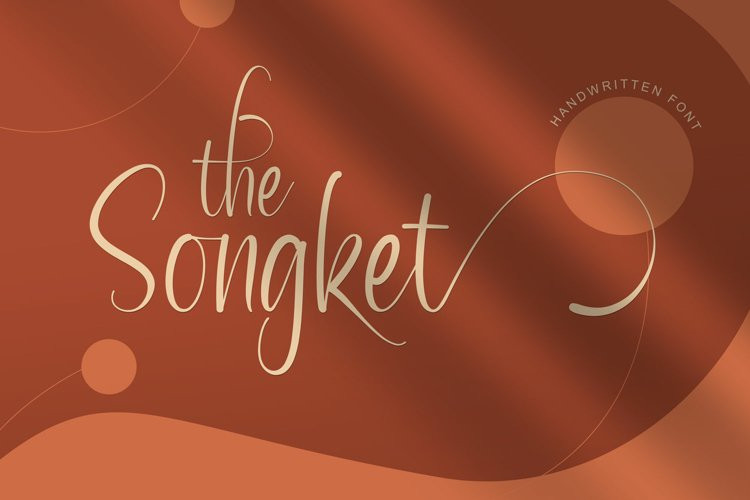 The Songket Calligraphy Font