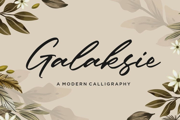 Galaksie Script Font