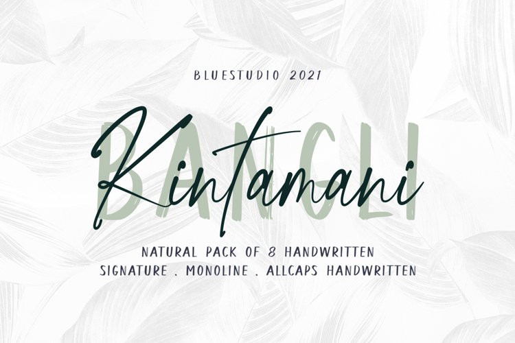 Bangli Kintamani Handwritten Font