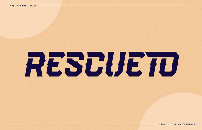 RESCUETO Display Font