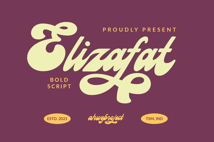 Elizafat Script Font