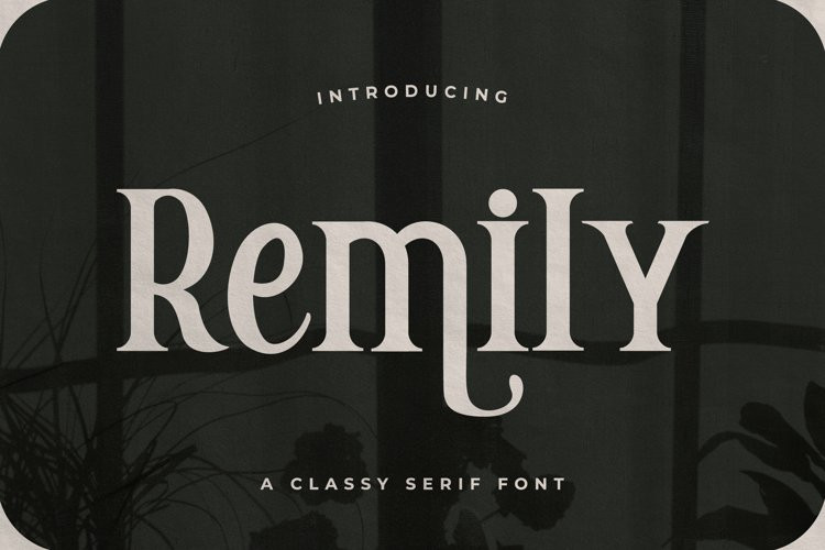 Remily Serif Font