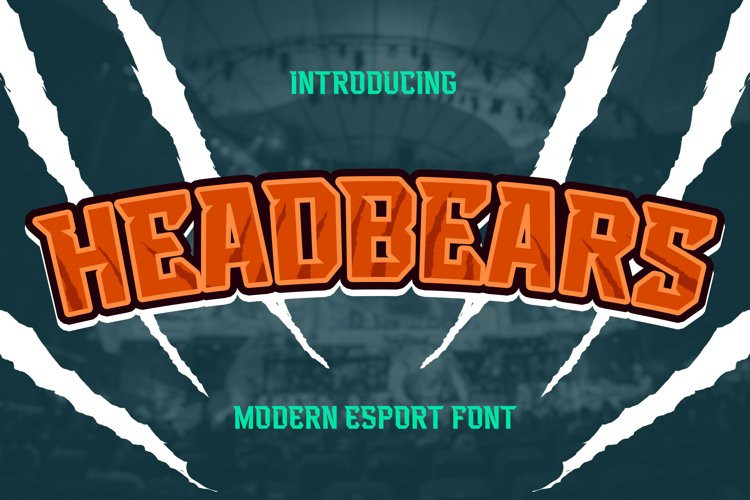 Headbears Display Font