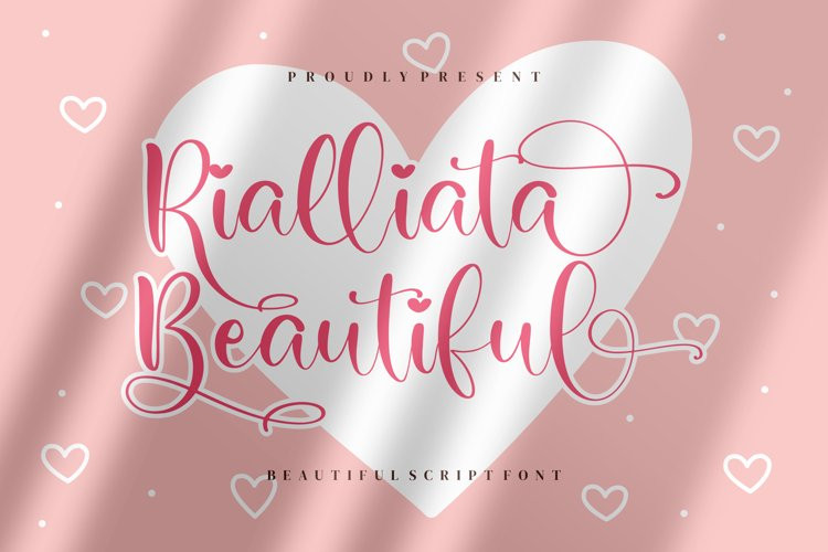 Rialliata Beautiful Calligraphy Font