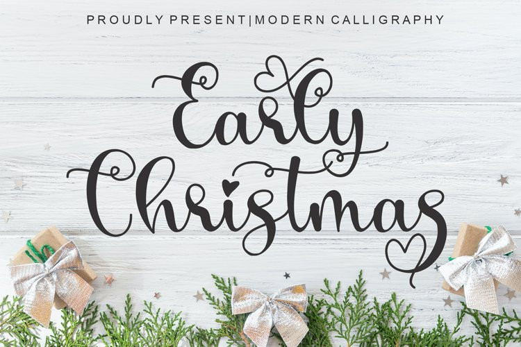 Early Christmas Script Font