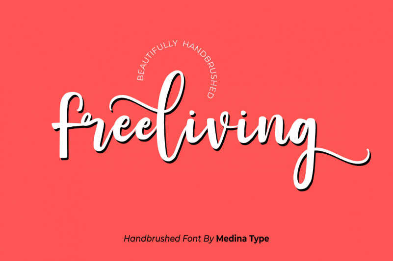 Freeliving Calligraphy Font