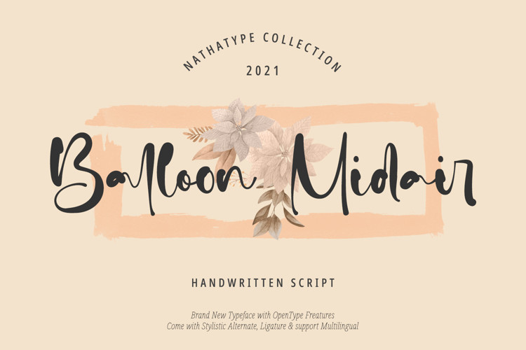 Ballon Midair Script Font