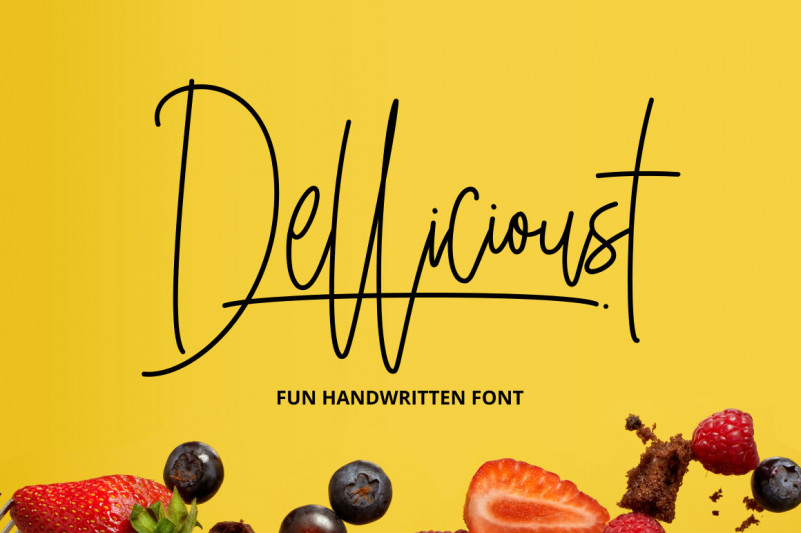 Dellicioust Handwritten Font