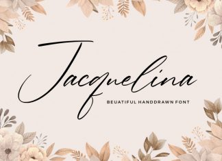 Jacquelina Script Font