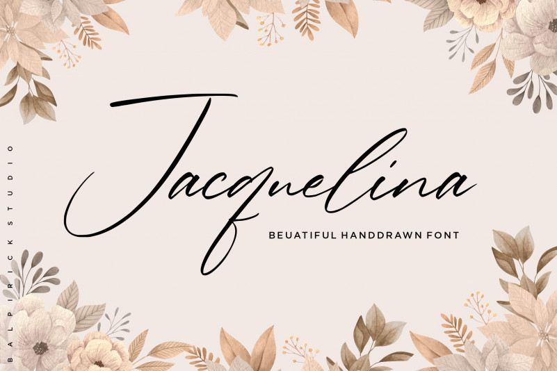 Jacquelina Script Font