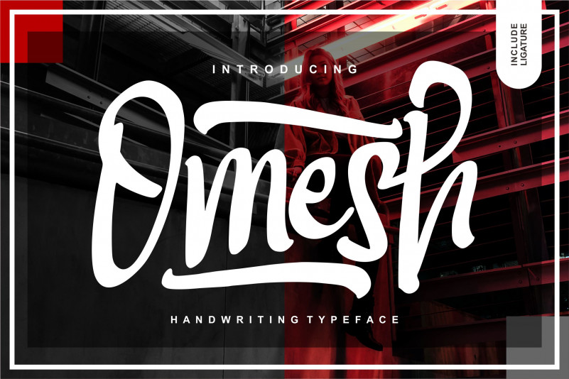 Omesh Script Font