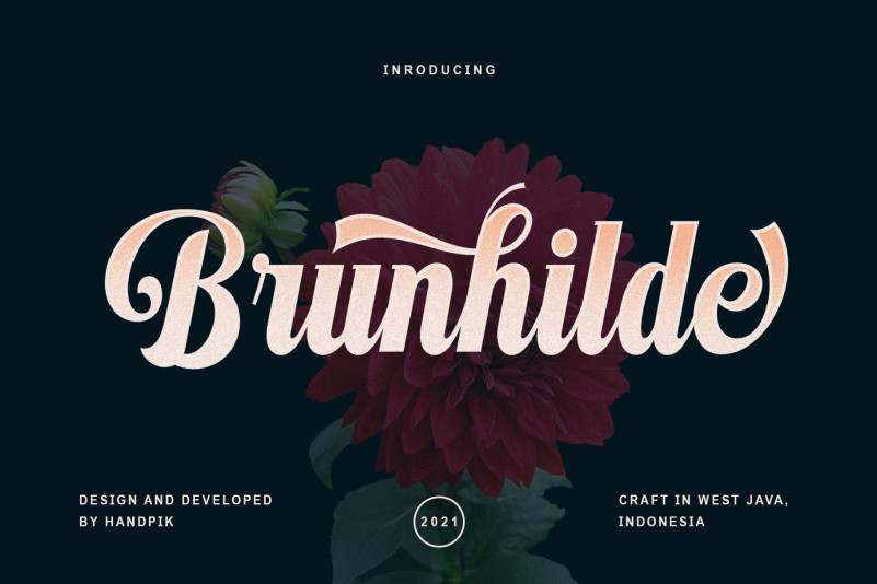 Brunhilde Script Font