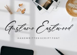Gustavo Eastwood Handwritten Font