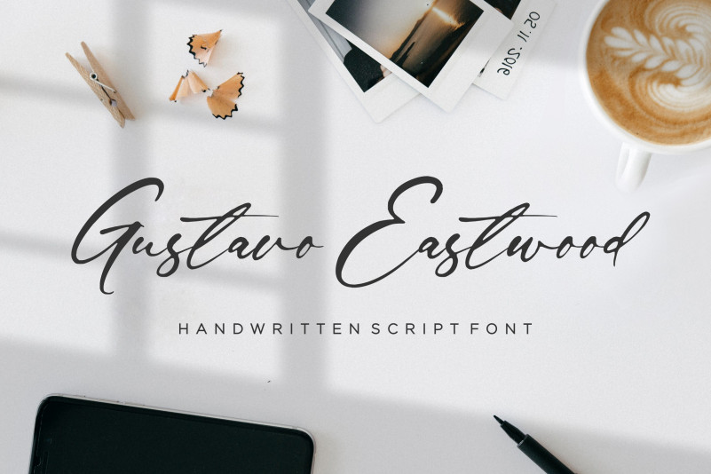 Gustavo Eastwood Handwritten Font