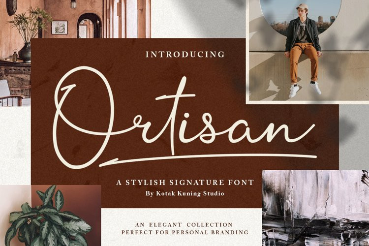 Ortisan Signature Script Font