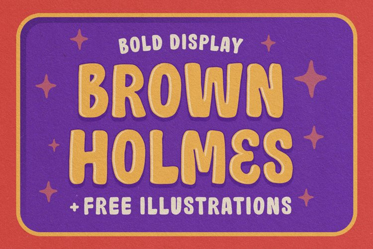 Brown Holmes Display Font