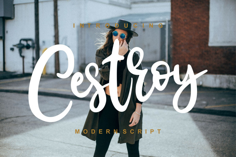 Cestroy Script Font