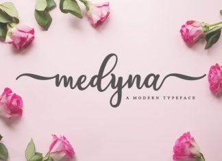 Medyna Calligraphy Font