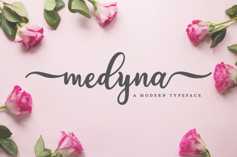 Medyna Calligraphy Font