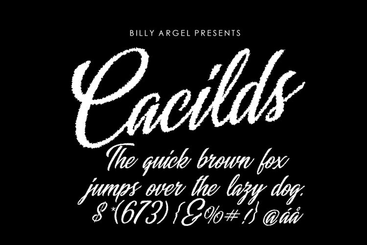 Cacilds Script Font