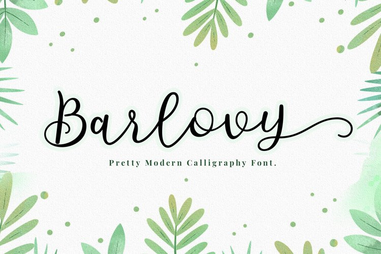 Barlovy Script Font