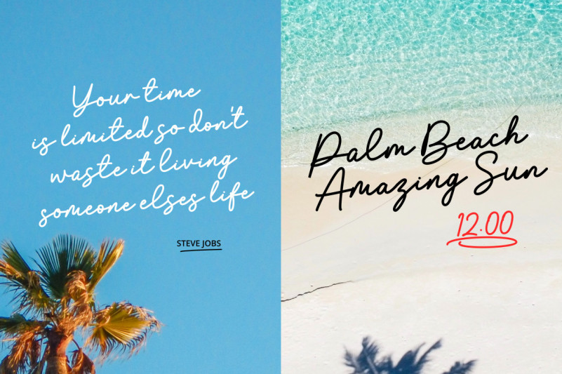 Holla Summer Handwritten Font