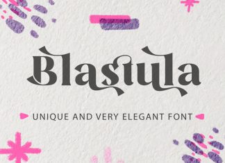 Blastula Serif Font