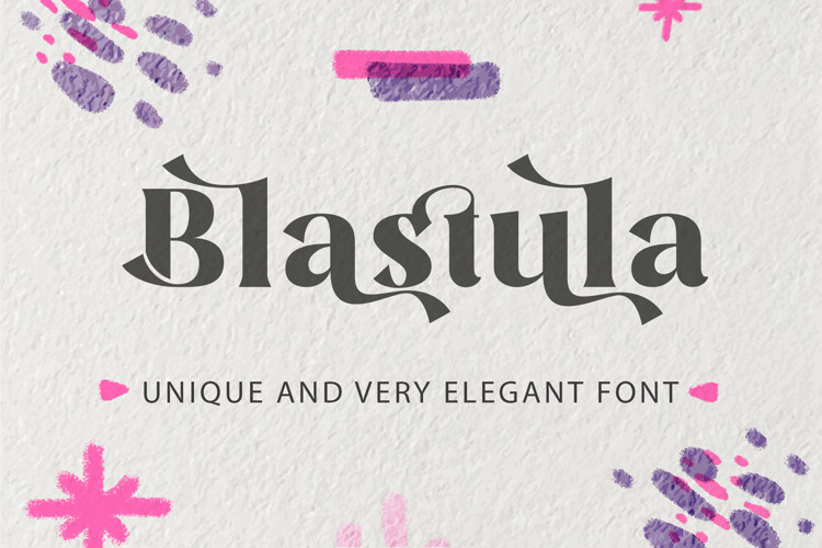 Blastula Serif Font