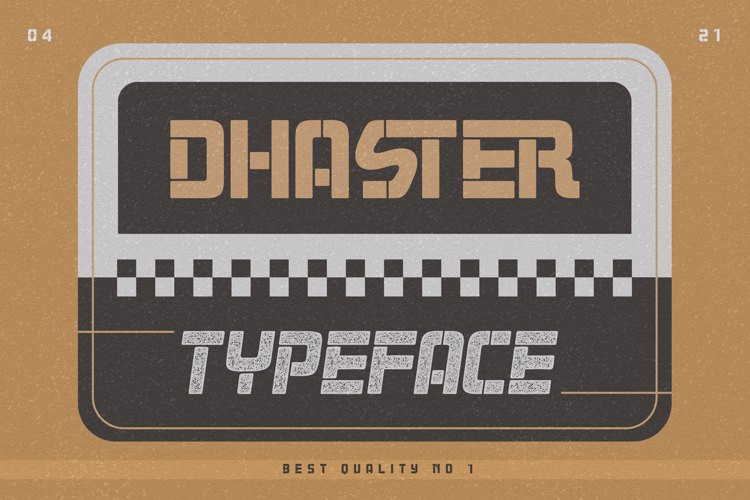 Dhaster Display Font