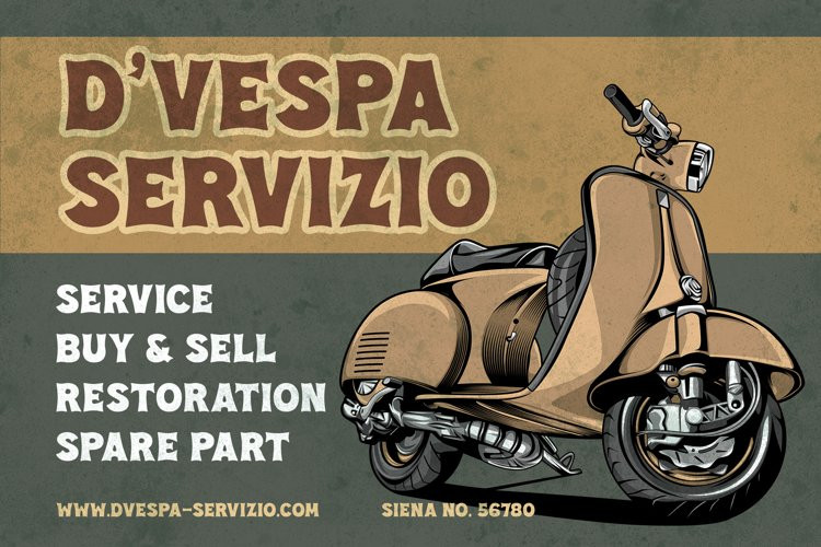 Vespalogy Display Font