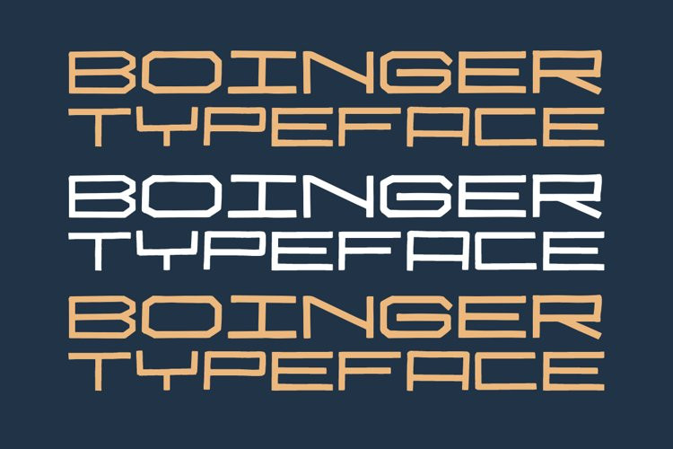 Boinger Display Font