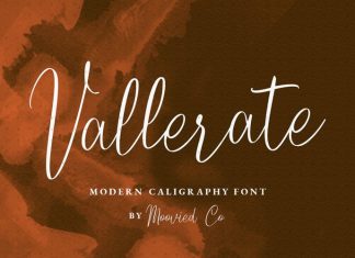 Vallerate Script Font