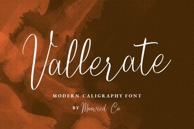 Vallerate Script Font