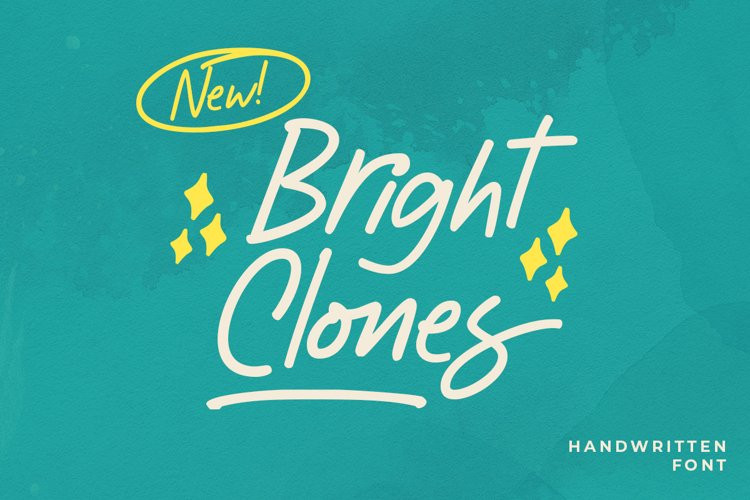 Bright Clones Handwritten Font