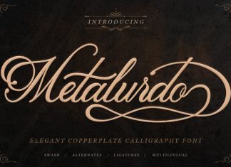 Metalurdo Calligraphy Font
