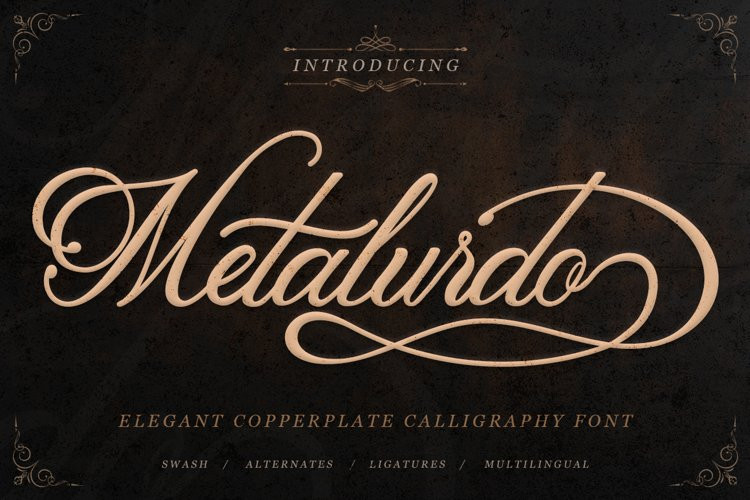 Metalurdo Calligraphy Font