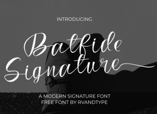 Batfide Signature Script Font