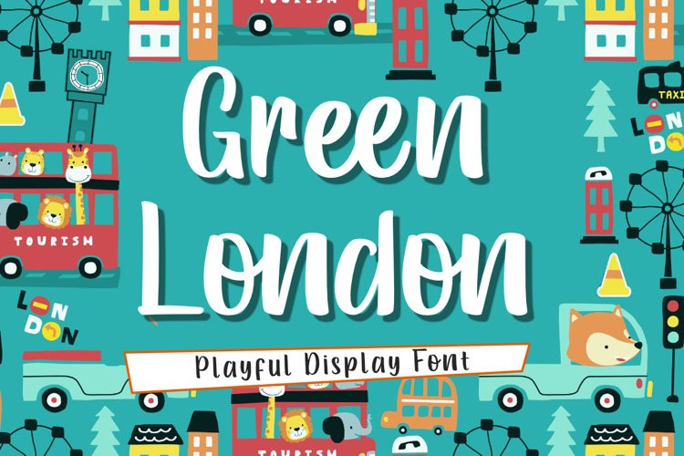 Green London Brush Font