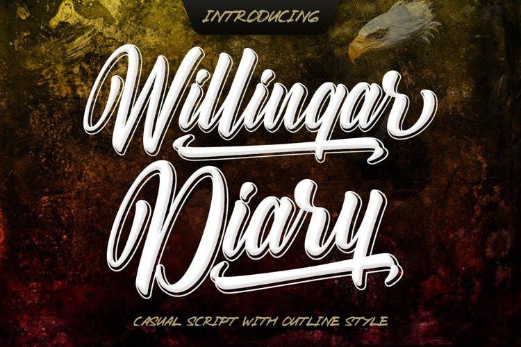 Willingar Diary Script Font