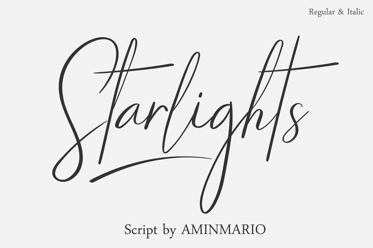 Starlights Handwritten Font