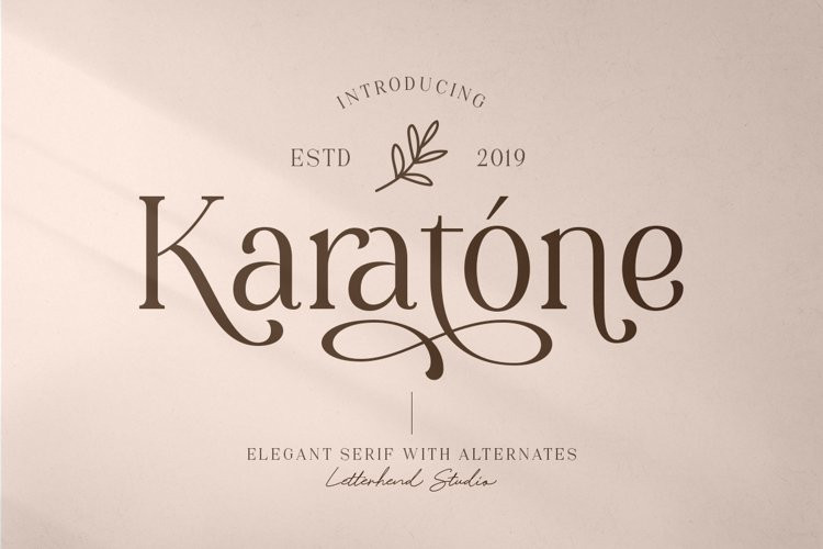 Karatone Serif Font