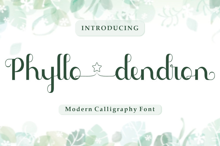 Phyllodendron Script Font