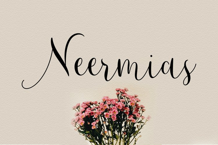 Neermias Script Font