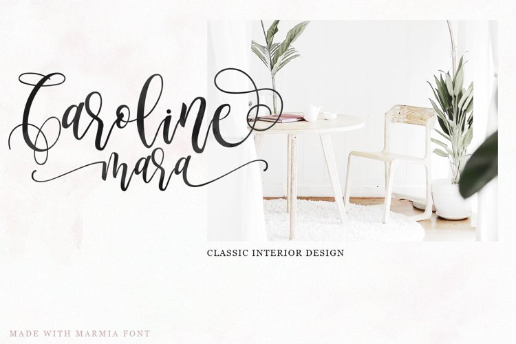 Marmia Calligraphy Font