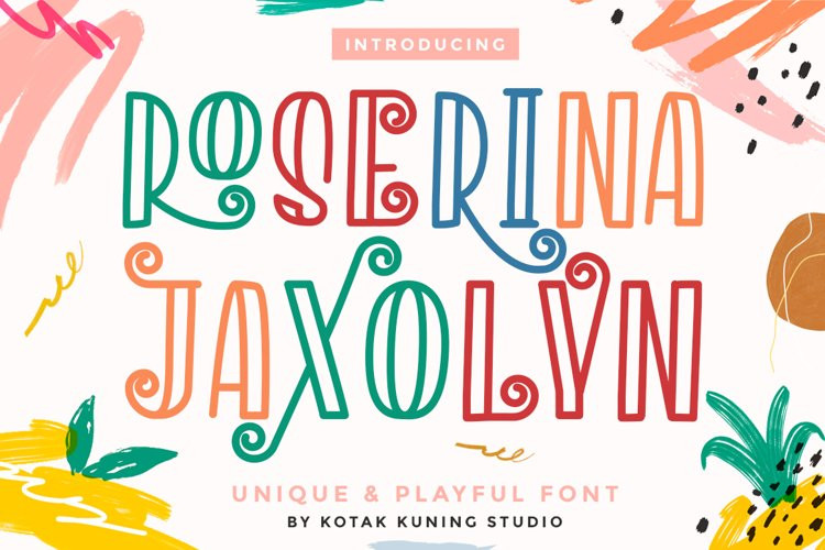 Roserina Jaxolyn Display Font