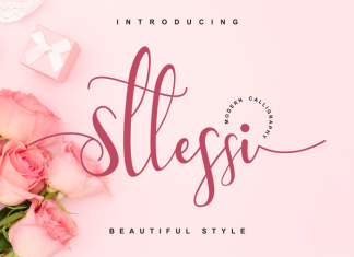 Sttessi Calligraphy Font
