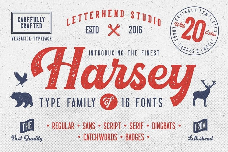 Harsey Script Font