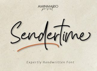 Sendertime Handwritten Font