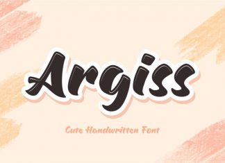 Argiss Brush Font