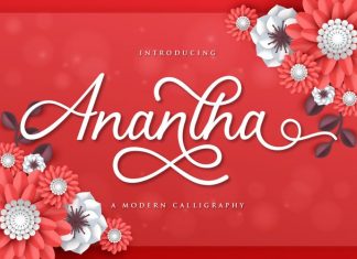 Anantha Script Font